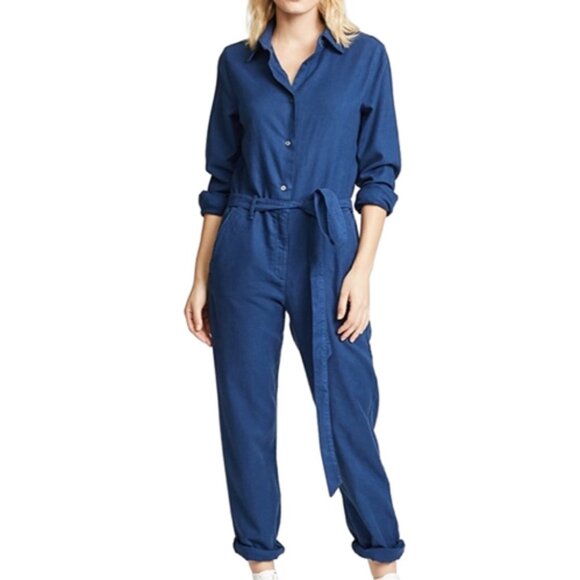Baldwin Rosie utility style cotton blend jumpsuit - Picture 1 of 15